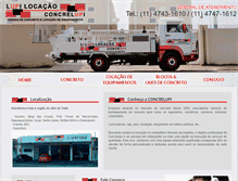 Tablet Screenshot of concrelupi.com.br